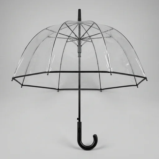 Totes Signature Clear Bubble Umbrella